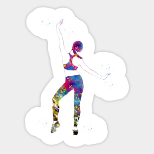 Fitness woman Sticker